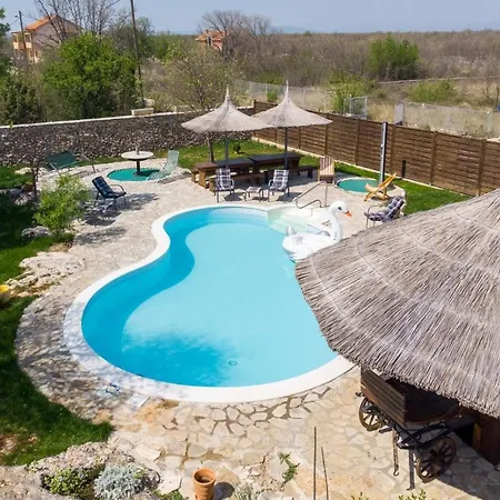 Family Friendly House With A Swimming Pool Bogatic, Krka - 17168 Oklaj